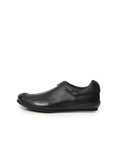 EMATYTE TRITON Z03 Men Low Top Zip Sneaker Herren Schuh Shoe waxed kangaroo leather black hide m 3
