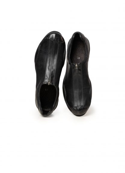 EMATYTE TRITON Z03 Men Low Top Zip Sneaker Herren Schuh Shoe waxed kangaroo leather black hide m 7