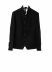 FORME D’EXPRESSION UG071 LGOB Men Cropped 5 B Jacket Blazer Herren Jacke wool ramie black hide m 1