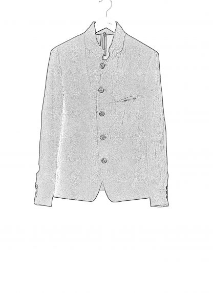 FORME D’EXPRESSION UG071 LGOB Men Cropped 5 B Jacket Blazer Herren Jacke wool ramie black hide m 2
