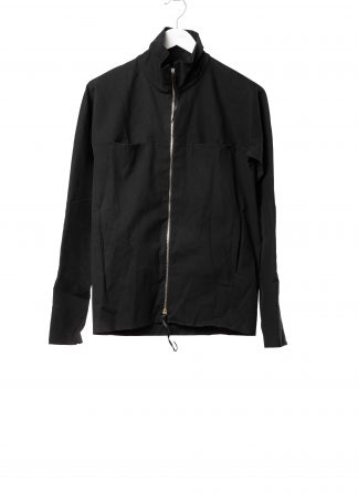 MA+ Maurizio Amadei H252DZ:P CCE Men Zipped Tall Collar Shirt Herren Zip Hemd Jacke cotton cupro ea black hide m 1
