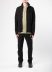 MA+ Maurizio Amadei H252DZ:P CCE Men Zipped Tall Collar Shirt Herren Zip Hemd Jacke cotton cupro ea black hide m 3