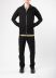 MA+ Maurizio Amadei H252DZ:P CCE Men Zipped Tall Collar Shirt Herren Zip Hemd Jacke cotton cupro ea black hide m 4