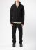 MA+ Maurizio Amadei H252DZ:P CCE Men Zipped Tall Collar Shirt Herren Zip Hemd Jacke cotton cupro ea black hide m 5