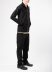 MA+ Maurizio Amadei H252DZ:P CCE Men Zipped Tall Collar Shirt Herren Zip Hemd Jacke cotton cupro ea black hide m 7