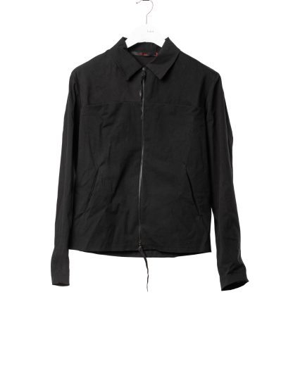 MA+ Maurizio Amadei J250Z CCE Men Zipped Trucker Jacket Herren Jacke cotton cupro ea black hide m 1