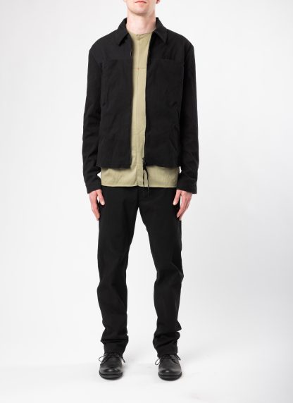 MA+ Maurizio Amadei J250Z CCE Men Zipped Trucker Jacket Herren Jacke cotton cupro ea black hide m 3
