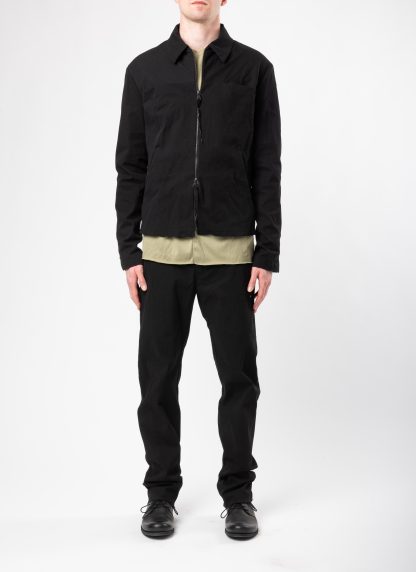 MA+ Maurizio Amadei J250Z CCE Men Zipped Trucker Jacket Herren Jacke cotton cupro ea black hide m 5