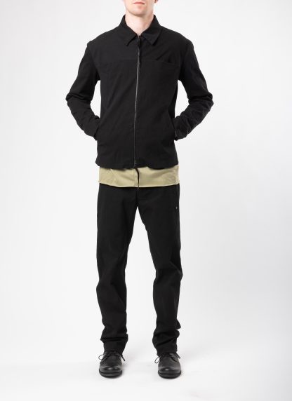 MA+ Maurizio Amadei J250Z CCE Men Zipped Trucker Jacket Herren Jacke cotton cupro ea black hide m 6