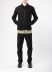 MA+ Maurizio Amadei J250Z CCE Men Zipped Trucker Jacket Herren Jacke cotton cupro ea black hide m 6