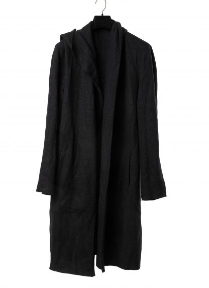 MA+ Maurizio Amadei NC328 NWA Men Hooded Cardigan Jacket Herren Jacke wool alpaca black hide m 1