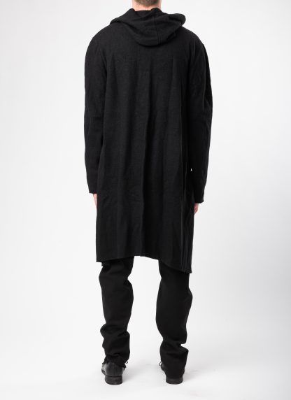 MA+ Maurizio Amadei NC328 NWA Men Hooded Cardigan Jacket Herren Jacke wool alpaca black hide m 7