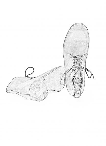 MA+ Maurizio Amadei S1A2 VE15 Men One Piece Leather Short Boot Shoe Herren Schuh vachetta cow leather black hide m 2