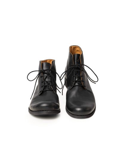 MA+ Maurizio Amadei S1A2 VE15 Men One Piece Leather Short Boot Shoe Herren Schuh vachetta cow leather black hide m 4