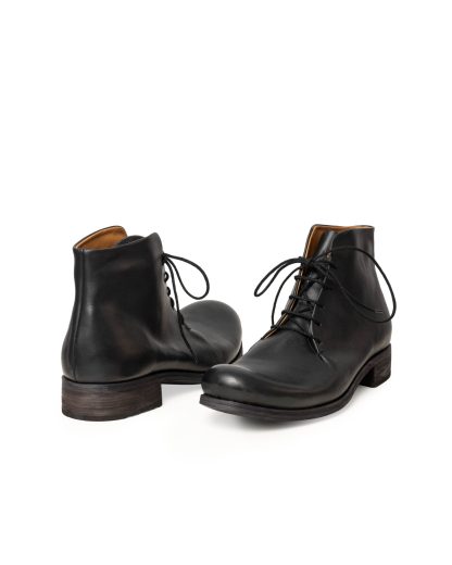 MA+ Maurizio Amadei S1A2 VE15 Men One Piece Leather Short Boot Shoe Herren Schuh vachetta cow leather black hide m 6