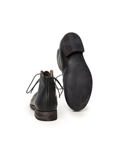 MA+ Maurizio Amadei S1A2 VE15 Men One Piece Leather Short Boot Shoe Herren Schuh vachetta cow leather black hide m 7