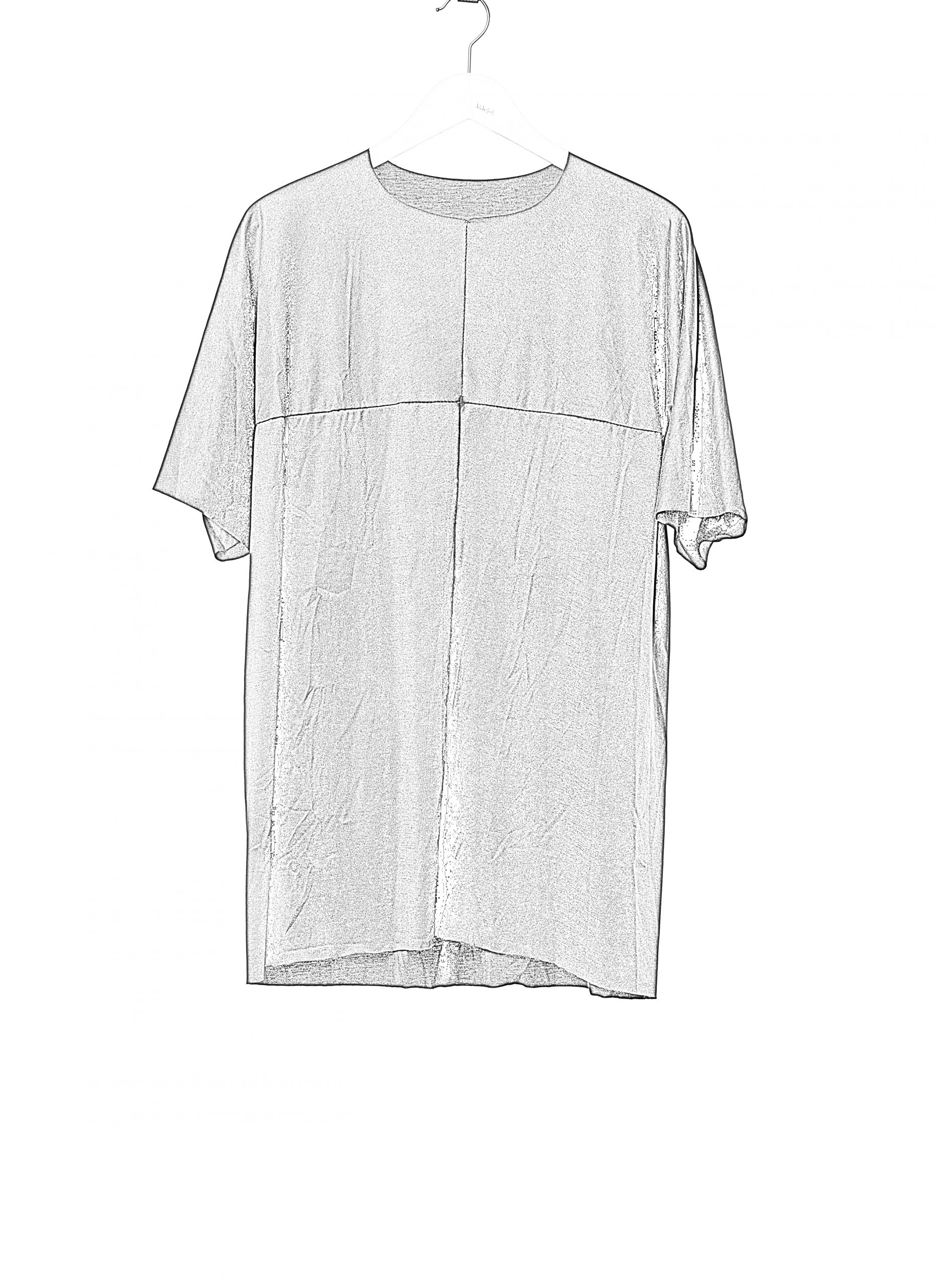 MA+ Maurizio Amadei T211CG JCL10 Men Oversized One Piece SS T Shirt Herren tee tshirt cotton black hide m 2