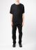 MA+ Maurizio Amadei T211CG JCL10 Men Oversized One Piece SS T Shirt Herren tee tshirt cotton black hide m 3
