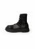 GUIDI 525VPW Men Laced Up Patchwork Boot Shoe Herren Schuh Stiefel vibram sole horse leather black hide m 1