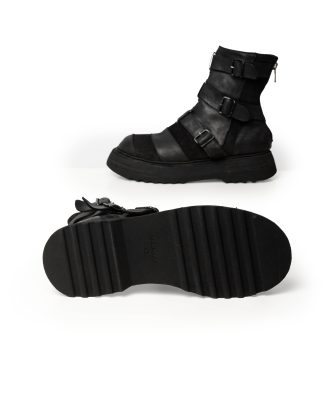 GUIDI 526VPW Men Belt Buckles Patchwork Boot Shoe Herren Schuh Stiefel vibram sole horse leather black hide m 1