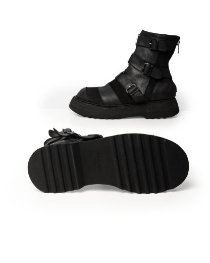 GUIDI 526VPW Men Belt Buckles Patchwork Boot Shoe Herren Schuh Stiefel vibram sole horse leather black hide m 1