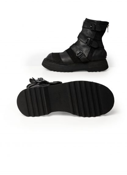 GUIDI 526VPW Men Belt Buckles Patchwork Boot Shoe Herren Schuh Stiefel vibram sole horse leather black hide m 1