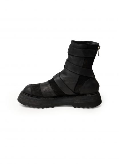 GUIDI 526VPW Men Belt Buckles Patchwork Boot Shoe Herren Schuh Stiefel vibram sole horse leather black hide m 4