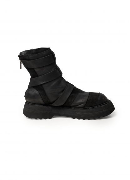 GUIDI 526VPW Men Belt Buckles Patchwork Boot Shoe Herren Schuh Stiefel vibram sole horse leather black hide m 6