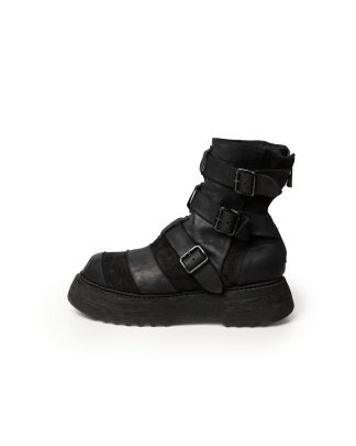 GUIDI 526VPW Women Belt Buckles Patchwork Boot Shoe Damen Female Schuh Stiefel vibram sole horse leather black hide m 1