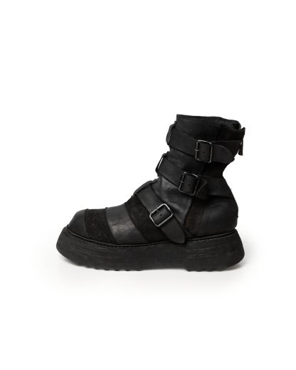 GUIDI 526VPW Women Belt Buckles Patchwork Boot Shoe Damen Female Schuh Stiefel vibram sole horse leather black hide m 1