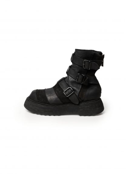 GUIDI 526VPW Women Belt Buckles Patchwork Boot Shoe Damen Female Schuh Stiefel vibram sole horse leather black hide m 1