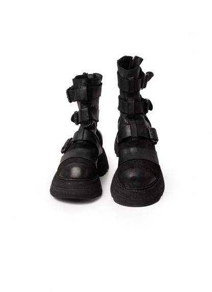GUIDI 526VPW Women Belt Buckles Patchwork Boot Shoe Damen Female Schuh Stiefel vibram sole horse leather black hide m 3