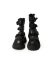 GUIDI 526VPW Women Belt Buckles Patchwork Boot Shoe Damen Female Schuh Stiefel vibram sole horse leather black hide m 3