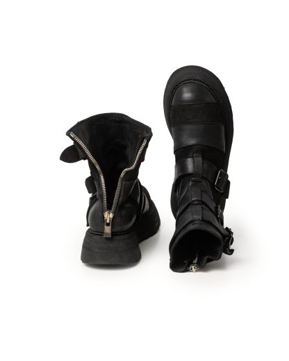 GUIDI 526VPW Women Belt Buckles Patchwork Boot Shoe Damen Female Schuh Stiefel vibram sole horse leather black hide m 4
