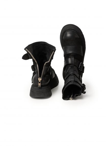 GUIDI 526VPW Women Belt Buckles Patchwork Boot Shoe Damen Female Schuh Stiefel vibram sole horse leather black hide m 4
