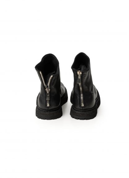 GUIDI 9860V NB Men Short Back Zip Boot With Rubber Sole Vibram herren schuh stiefel shoe horse leather black hide m 5