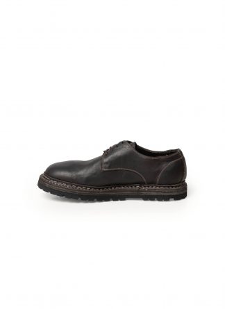 GUIDI 9920V N CV06T Men Derby With Rubber Sole Vibram herren schuh shoe horse leather dark brown hide m 1