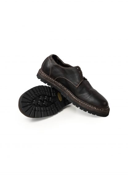 GUIDI 9920V N CV06T Men Derby With Rubber Sole Vibram herren schuh shoe horse leather dark brown hide m 6