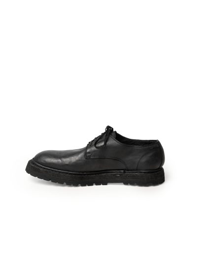 GUIDI 9920V NB Men Derby With Rubber Sole Vibram herren schuh shoe horse leather black hide m 1