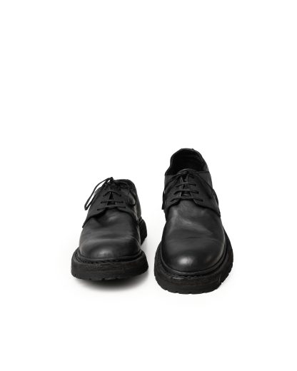 GUIDI 9920V NB Men Derby With Rubber Sole Vibram herren schuh shoe horse leather black hide m 4