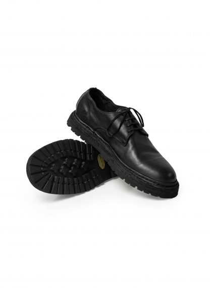 GUIDI 9920V NB Men Derby With Rubber Sole Vibram herren schuh shoe horse leather black hide m 7