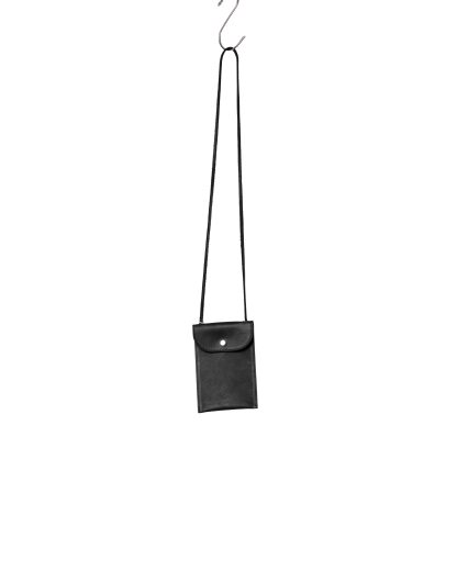 GUIDI PKT06 Phone Holder Bag Handy Tasche kangaroo leather black hide m 1