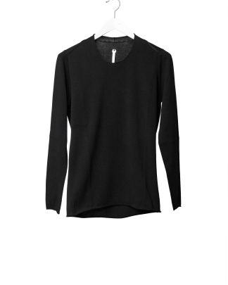 LABEL UNDER CONSTURCTION 39YSW35 ZER3 BK Men Primary Sweater Herren Pulli Pullover cotton black hide m 1