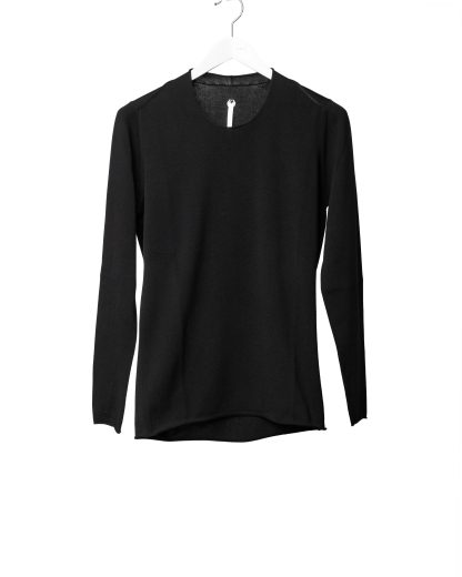 LABEL UNDER CONSTURCTION 39YSW35 ZER3 BK Men Primary Sweater Herren Pulli Pullover cotton black hide m 1
