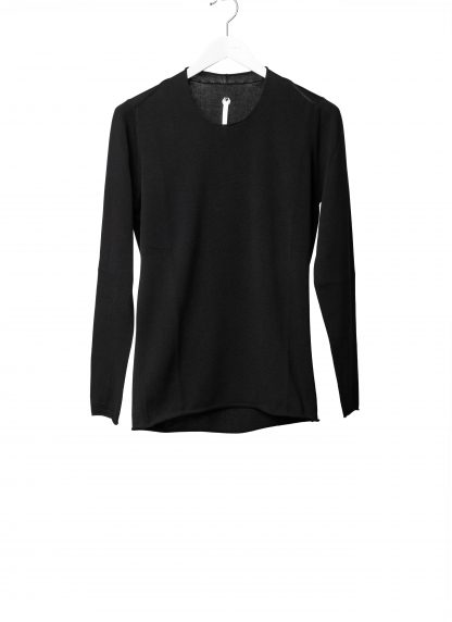 LABEL UNDER CONSTURCTION 39YSW35 ZER3 BK Men Primary Sweater Herren Pulli Pullover cotton black hide m 1