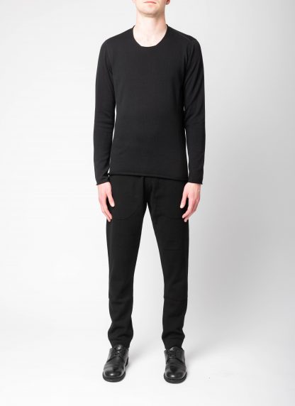 LABEL UNDER CONSTURCTION 39YSW35 ZER3 BK Men Primary Sweater Herren Pulli Pullover cotton black hide m 3