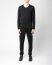 LABEL UNDER CONSTURCTION 39YSW35 ZER3 BK Men Primary Sweater Herren Pulli Pullover cotton black hide m 3