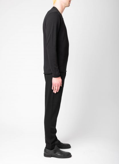 LABEL UNDER CONSTURCTION 39YSW35 ZER3 BK Men Primary Sweater Herren Pulli Pullover cotton black hide m 4