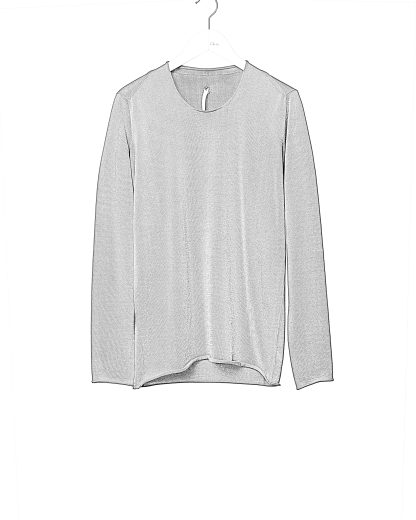 LABEL UNDER CONSTURCTION 39YSW35 ZER3 MG Men Primary Sweater Herren Pulli Pullover cotton medium grey hide m 2