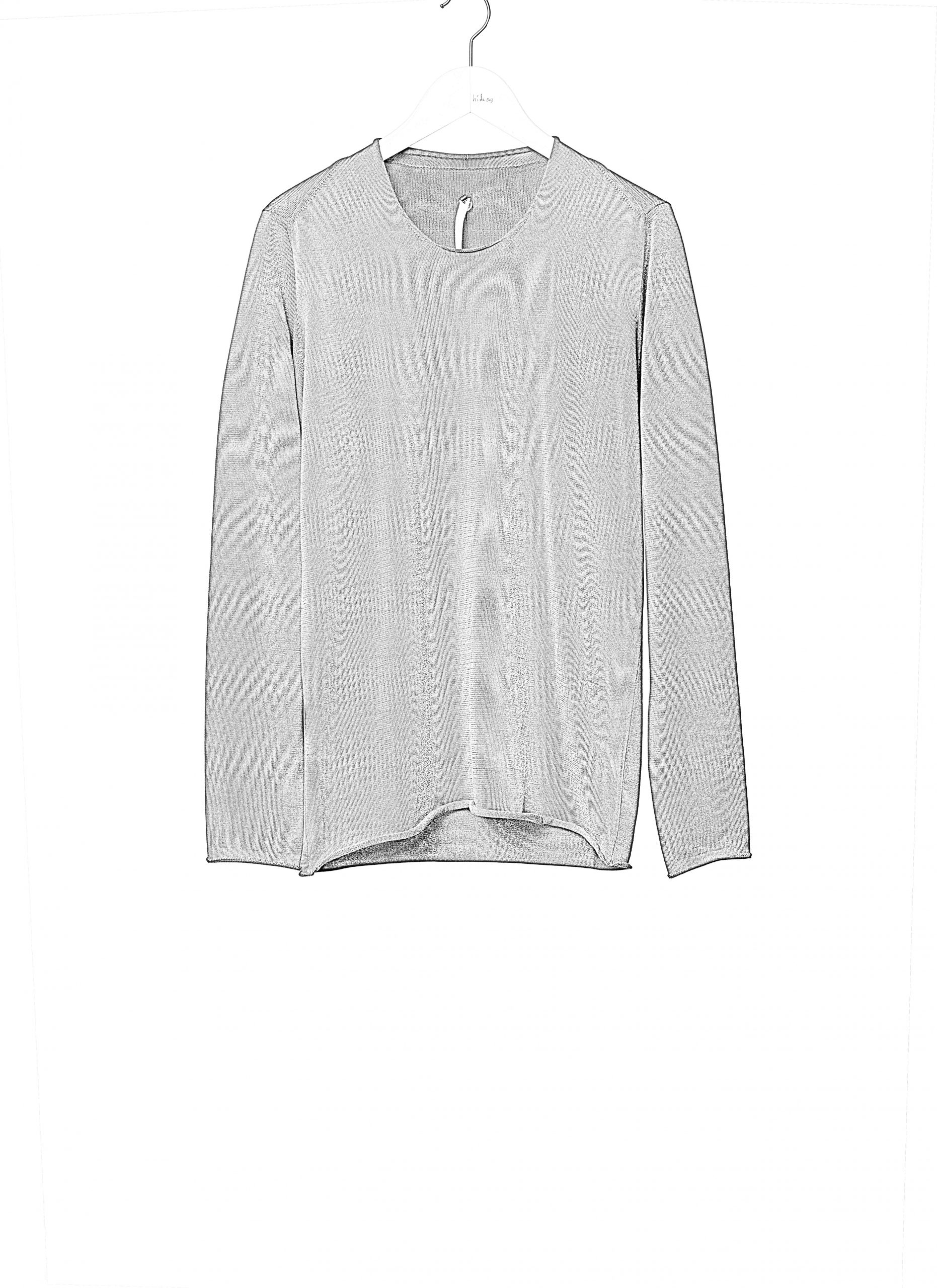 LABEL UNDER CONSTURCTION 39YSW35 ZER3 MG Men Primary Sweater Herren Pulli Pullover cotton medium grey hide m 2